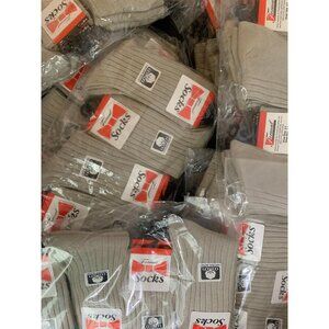 Lot 100+ Toddler Formal Socks Beige/Khaki, Size 4–6, Bulk for Resale